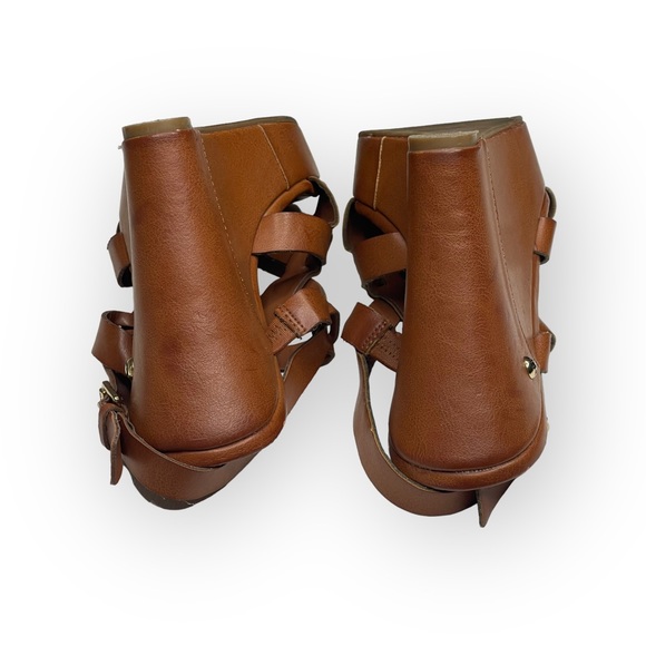 Guess ❤︎ Marini Strappy Platform Wedge Sandals ❤︎ Saddle Vegan Leather ❤︎ 10M - Picture 12 of 16